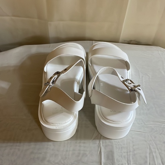 Ready Salted - Juliette2 - Classic Chunky Block Heel Platform Sandals Size 10 - Picture 8 of 16